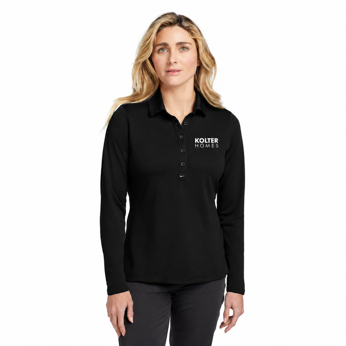 Nike Ladies Long Sleeve Dri-FIT Stretch Tech Polo