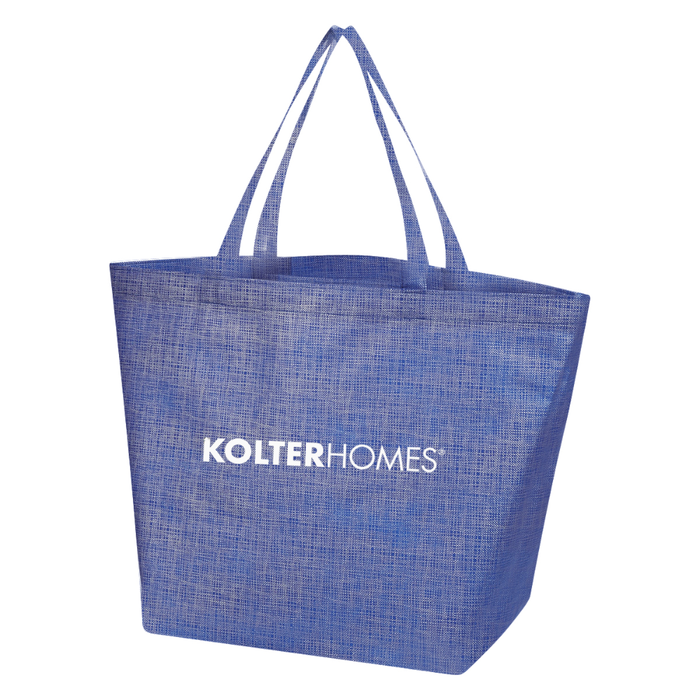 Crosshatch Non woven tote