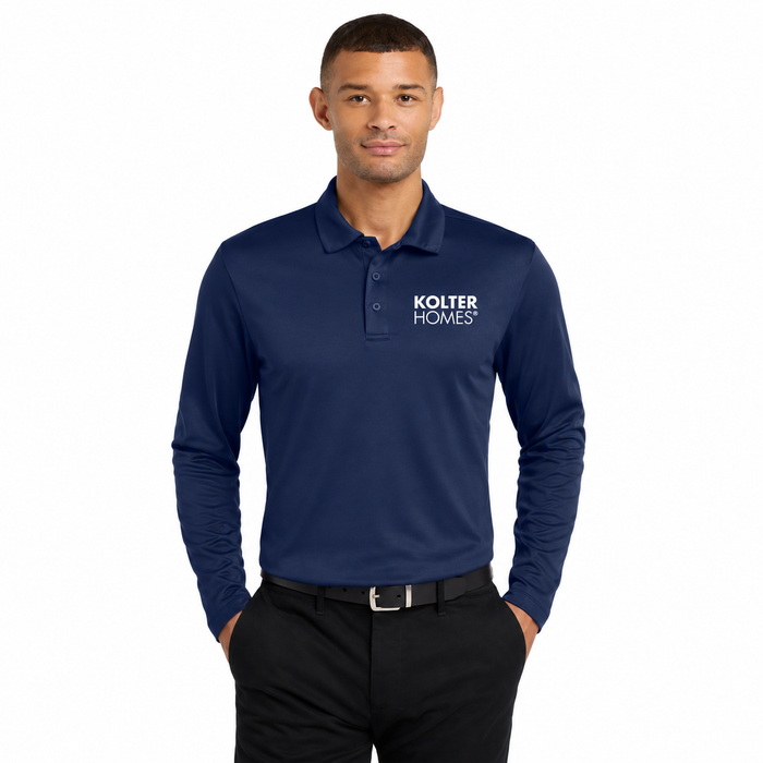 Port Authority Silk Touch Long Sleeve Polo